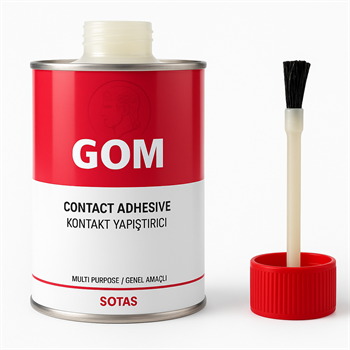 GOM Kontakt Genel Amaçlı Yapıştırıcı – 250 Gr | Kendinden Fırçalı