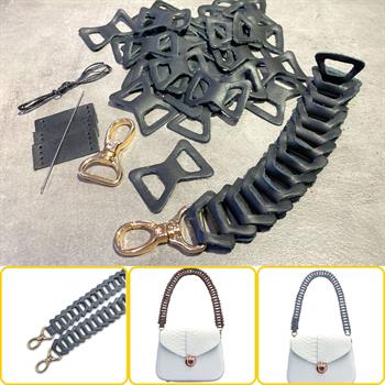 Hakiki Deri Çanta Askısı, Kendin Yap Ayarlanabilir Kadın Çanta Askısı