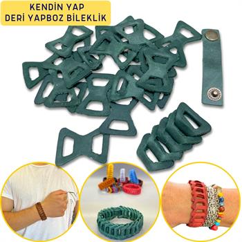 Hakiki Deri Erkek Bileklik, Kendin Yap Ayarlanabilir Yapboz Bileklik Kadın Unisex Bileklik Aksesuar