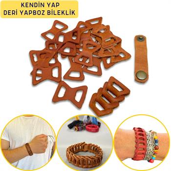 Hakiki Deri Erkek Bileklik, Kendin Yap Ayarlanabilir Yapboz Bileklik Kadın Unisex Bileklik Aksesuar