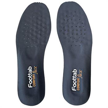 Hakiki Deri İç Taban Şok Emici Lateks Ayakkabı Tabanlığı Siyah