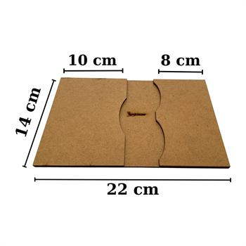 İb012 Deri Hobi Pasaportluk Cüzdan Kalıbı 3 Parça Kalıp 