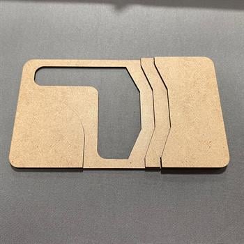 İb052, Kartlık Cüzdan Kalıbı, 4 Parça Kalıp,