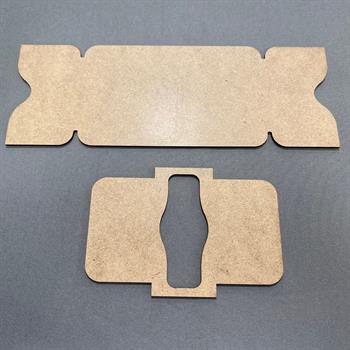 İb053, Deri Hobi Cüzdan Kalıbı, 2 Parça Kalıp,