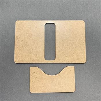 İb054, Deri Hobi Kartlık Cüzdan Kalıbı, 2 Parça Kalıp,