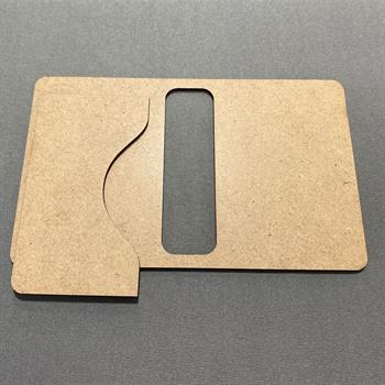 İb054, Deri Hobi Kartlık Cüzdan Kalıbı, 2 Parça Kalıp,