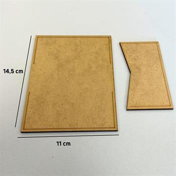 İb29, Deri Hobi Kartlık Kalıbı, 3 Parça Kalıp, İb029