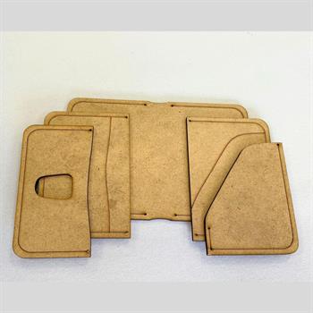 İb30, Deri Hobi Cüzdan Kartlık Kalıbı, 5 Parça Kalıp, İb030