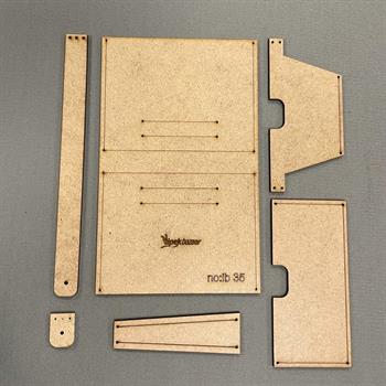 İb35 Deri Hobi Kartlık  Cüzdan Kalıbı, 6 Parça Kalıp, İb35