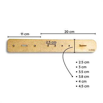 İb37 Deri Hobi Kemer Kalıbı, 1 Parça Kalıp, İb37