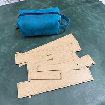 İb48, Hakiki Deri Fermuarlı El Çantası Kalıbı, İb048