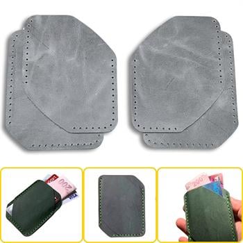 Ilgaz Mini Hakiki Deri Kartlık & Cüzdan Kendin Yap Seti, Diy Parça Deri Hobi Kit