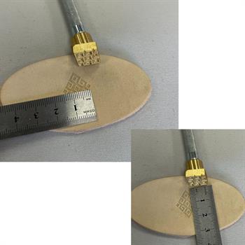 IPCR-17 Craft, Şekilli Deri Baskı Stamp, Deri Hobi Craft Deri Damgalama El Aletleri