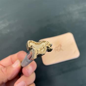 IPCR-23 Craft, Koşan At Şekilli Deri Baskı Stamp, Deri Hobi El Aleti