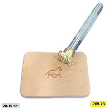 IPCR-23 Craft, Koşan At Şekilli Deri Baskı Stamp, Deri Hobi El Aleti