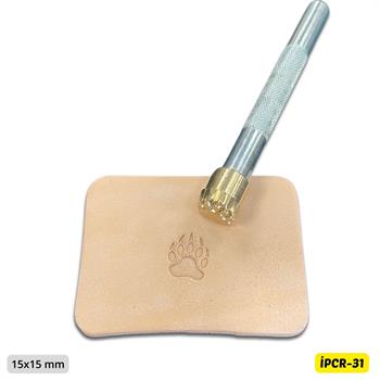 IPCR-31 Craft, Ayı Pençesi Şekilli Deri Baskı Stamp, Deri Hobi El Aleti