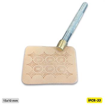 IPCR-33 Craft, Şekilli Deri Baskı Stamp, Deri Hobi El Aleti