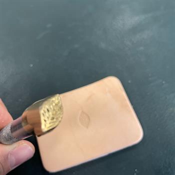 IPCR-35 Craft, Yaprak Şekilli Deri Baskı Stamp, Deri Hobi El Aleti