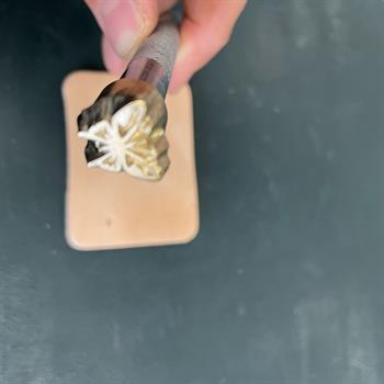 IPCR-37 Craft, Kelebek Şekilli Deri Baskı Stamp, Deri Hobi El Aleti