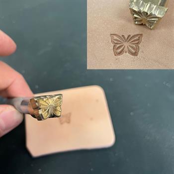 IPCR-38 Craft, Kelebek 2 Şekilli Deri Baskı Stamp, Deri Hobi El Aleti