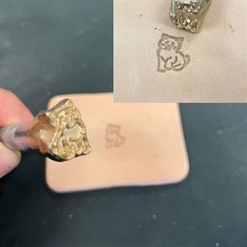 IPCR-39 Craft, Kedi Şekilli Deri Baskı Stamp, Deri Hobi El Aleti