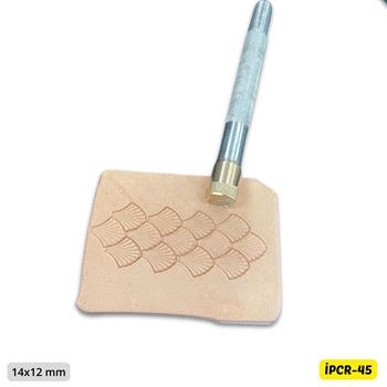 IPCR-45 Craft, Midye Şekilli Deri Baskı Stamp