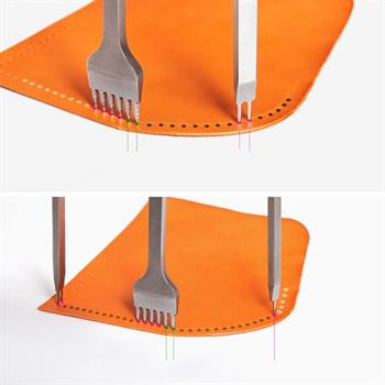 Çapraz Çatal Zımba Deri El Aleti