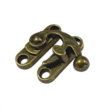 Metal Çanta Kilidi, Antik, 1 Adet