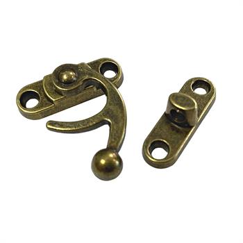 Metal Çanta Kilidi, Antik, 1 Adet