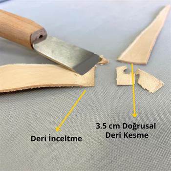 Spatula Deri Kesme ve Tıraşlama Bıçağı
