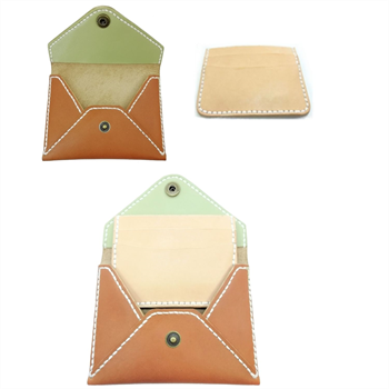 ib03 Deri Hobi Kartlık Cüzdan Şablonu 2 Parça Kalıp 