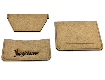 ib04 Deri Hobi Kartlık Şablonu 3 Parça Kalıp 