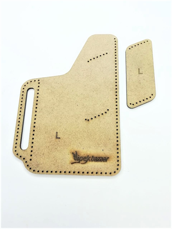 ib07 Deri Hobi Kemer Telefon Kılıfı Şablonu 2 Parça Kalıp 