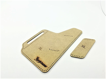 ib07 Deri Hobi Kemer Telefon Kılıfı Şablonu 2 Parça Kalıp 