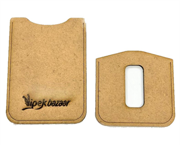 ib05 Deri Hobi Mini Kartlık Şablonu 2 Parça Kalıp 