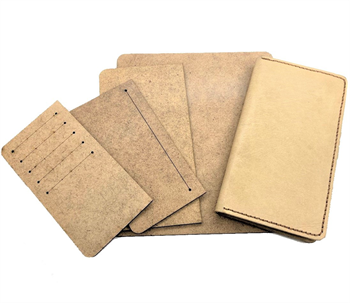 ib01 Deri Hobi Dikey Deri Cüzdan Şablonu 4 Parça Kalıp 