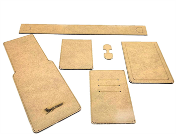 ib06 Deri Hobi Mini Çanta Şablonu 6 Parça Kalıp 