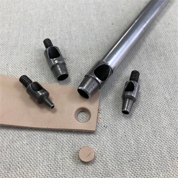 Vidalı Metal Çubuk,  Zımba Elde Vurma ve Padova Uçları için Deri Hobi El Aleti 