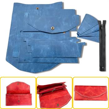 ISTANBUL Fermuarlı Kadın Cüzdan, Hakiki Deri Cüzdan Kartlık Kendin Yap Seti