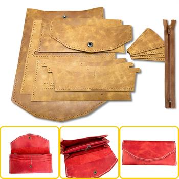 ISTANBUL Fermuarlı Kadın Cüzdan, Hakiki Deri Cüzdan Kartlık Kendin Yap Seti