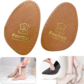 Kahve Ayakkabı Küçültme Pedi, Deri, Yüksek Topuklu Stiletto Ayakkabı Kaydırmaz Tabanlığı, 1 Çift