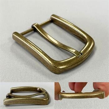 Kemer Tokası 3,8 cm, Düz - 1 Adet, Deri Hobi Kemer Yapmak İçin Metal Toka 
