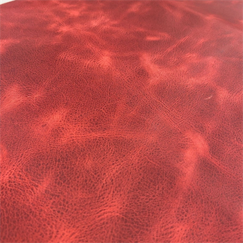 Kırmızı Tiana Crazy Deri 1.2-1.4 mm, Deri Hobi İçin Crazy Deri Hakiki Deri Parçası