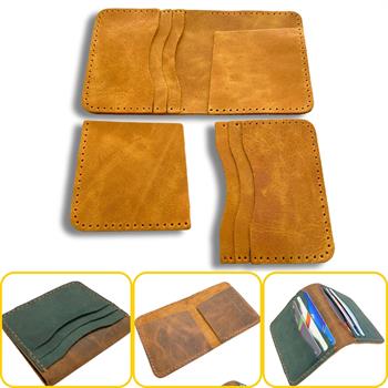 Koza Pro 6 Kartlı Hakiki Deri Cüzdan Kendin Yap Seti