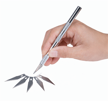 Kretuar Bıçağı ve 5 Adet Yedek Bıçak