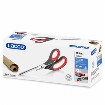 Lacco Makas, Paslanmaz Çelik, Kauçuk Destekli Ergonomik Sap