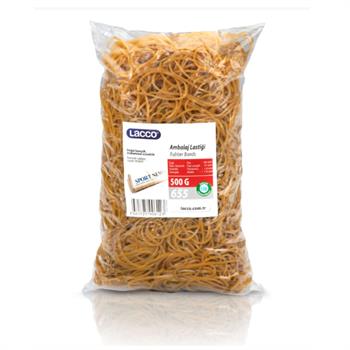 Lacco 655 Kauçuk Paket Lastiği 500 Gr, Midi-Orta Boy