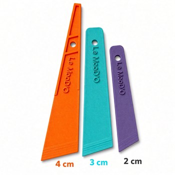 3lü Yapıştırıcı Sürme Spatulası, Deri Hobi El Aleti