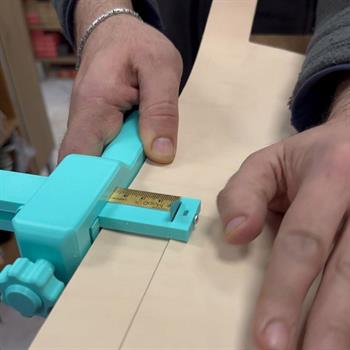 Le MooDO 0-5.5 cm Şerit Kesme Bıçağı, Deri Hobi Kemer Askı Kesme Deri El Aleti, 1 Adet