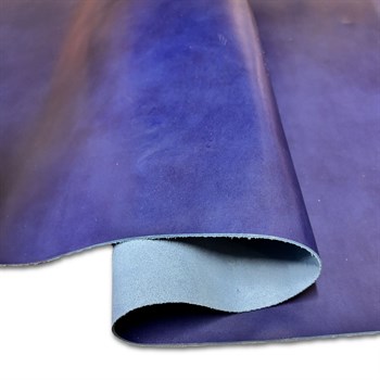 Lorena Vejetal Mavi 1.2mm, Deri Hobi Uğraşı İçin Hakiki Parça Deri 